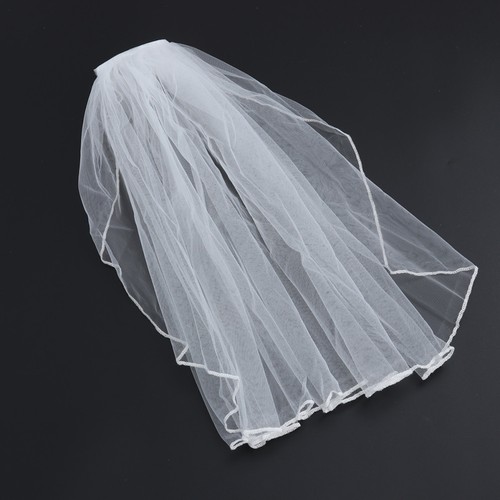 Elegant short wedding veil - ,
