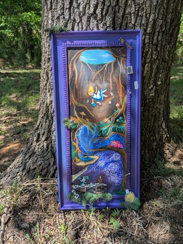 Alice wonderland painting - in,