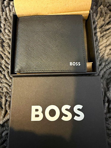 Boss black saffiano leather - boss,
