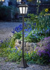 Smart Garden Metro Solar Bollard Lamp Post 1.3m Super Bright 20 L Stake Light N