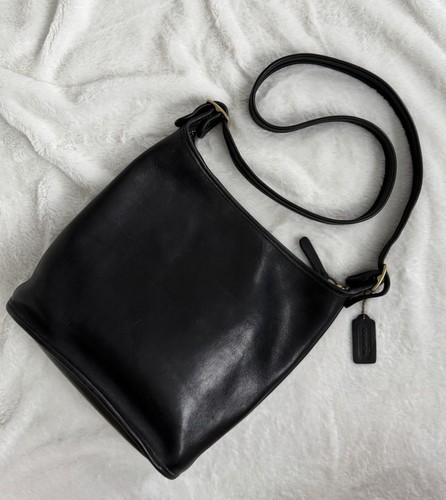 Vintage coach black leather - vintage,