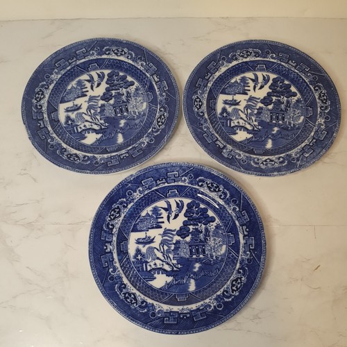 Blue white antique vtg - blue,