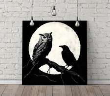 OWL AND RAVEN MOON SQUARE