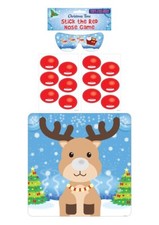 Pin the Nose on the Reindeer Christmas Kids Party Sticker Game Stocking Filler