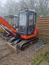 kubota excavator digger