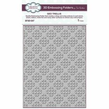 geo trellis  3D embossing