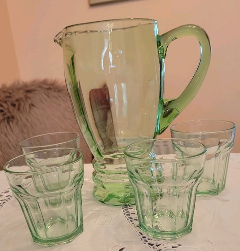 Vintage 1920s depression glass - vintage,