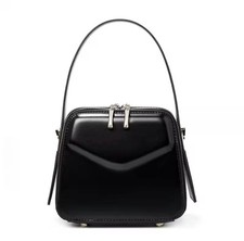 Female Luxury Designer High Quality Underarm Cowhide Genuine Leather Handbags