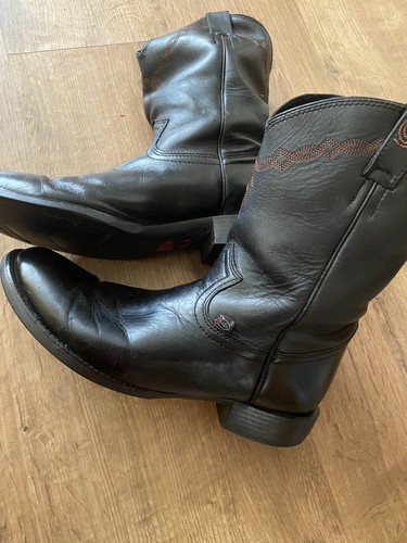 Justin men black leather - men’s,