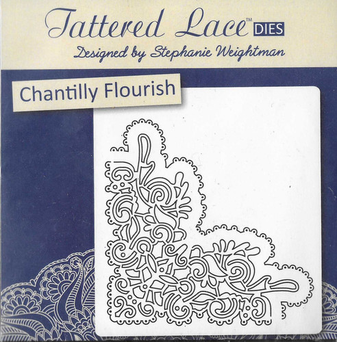 Tattered lace chantilly - tattered,