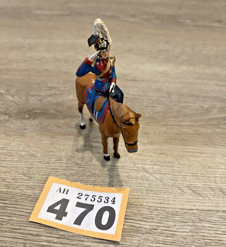 Vintage lead figure - mounted, on