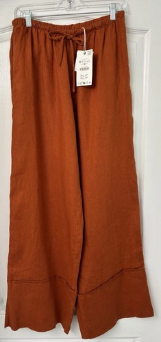Zara wide leg linen palazzo - zara,