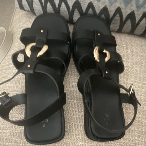 Black strappy platform - tu,