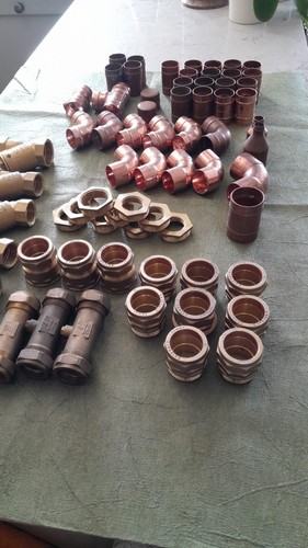 Job lot brass plumbing - brass,