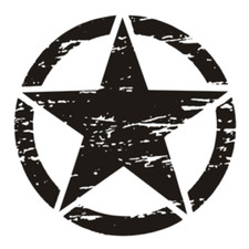 Car Body Hood Army Star