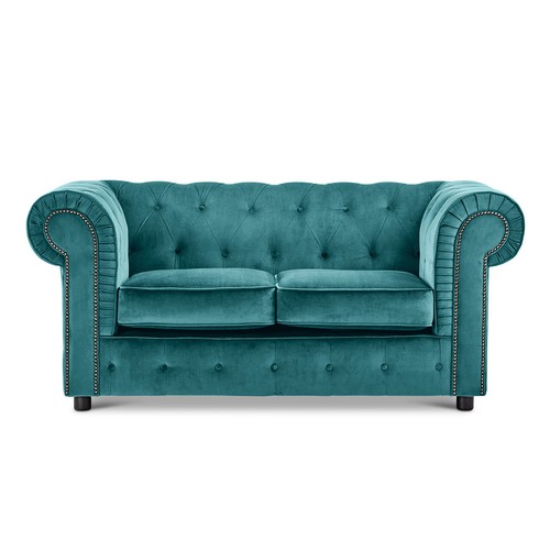 Bourne teal chesterfield 2 - chesterfield,