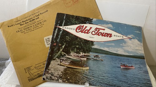 Vintage old town canoes boasts - old,