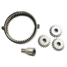 5 Pieces Epicyclic Gears & Gear Sleeve Set Electric Drill Parts 7 Teeth Gear