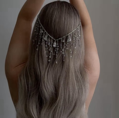 Crystal bridal hair - crystal,