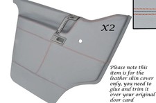 ORANGE STITCH 2X DOOR CARDS
