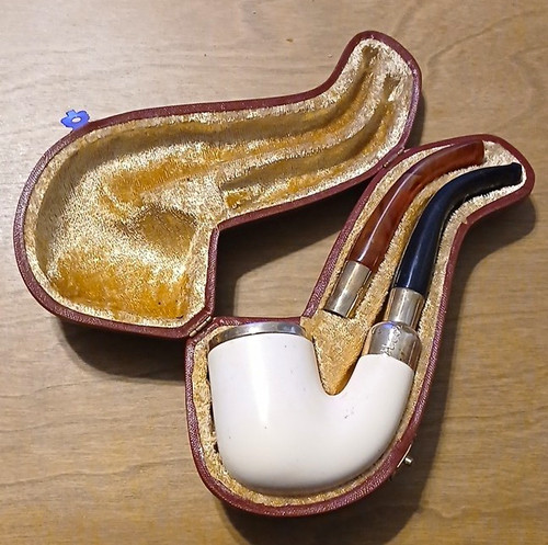 White meerschaum billiard - white,