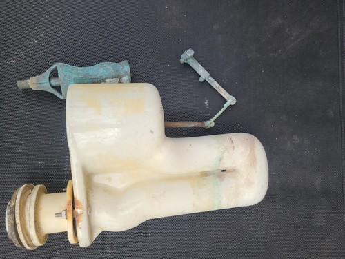 Vintage porcelain toilet - porcelain,
