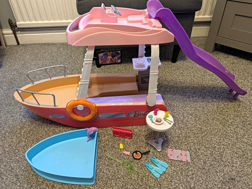 Barbie boat yacht doll playset - barbie,