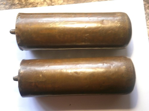 Brass longcase grandfather - ,
