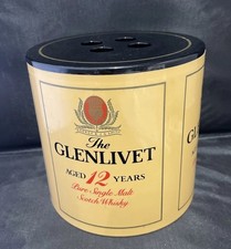 The Glenlivet Scotch Whisky Ice Bucket Lidded Man cave Bar Retro