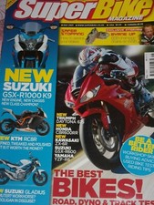 Superbike 05/09 600cc Sports Test, Suzuki Gladius , GSX-R1000& Bandit 1250, KTM