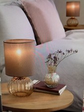 Brand new Nxt  Bourton Mink Brown Bedside Table Lamp Sealed