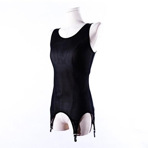 New mesh sheer vest bodysuit - new,