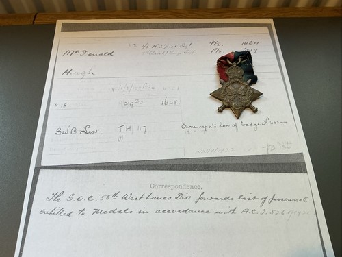 Ww1 1915 star - 1915, pte