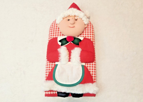 Vintage plush mrs - mrs, santa