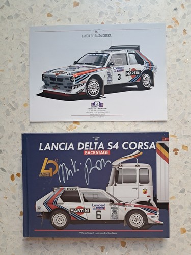 Signed miki biasion - signed, lancia