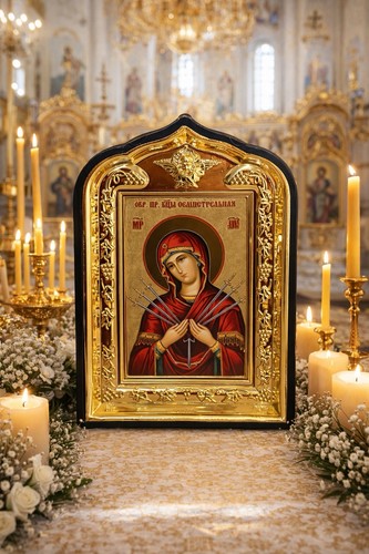 Orthodox icon gold frame - in,