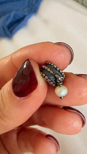 Vintage genuine pandora - vintage, pearl