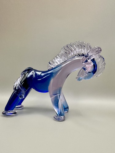 Murano cenedese blue neodymium - murano,