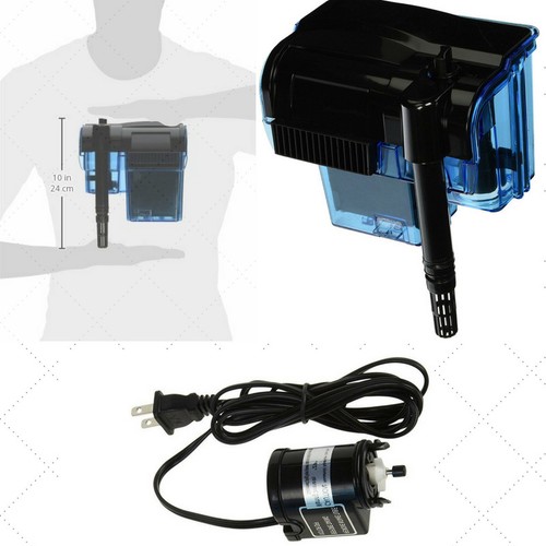 Pro gallon fish tank - 55, filter