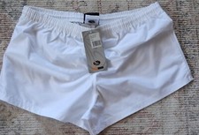 Mens ISC Rugby Shorts Large NWT White Polyester J