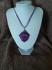Pendant in purple shade made just for you to enhance any outfit