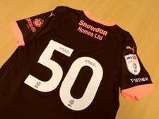 NORTHAMPTON TOWN FC | 50 | 2024-2025 | UN-USED BLOOD SHIRT | SIZE MEDIUM