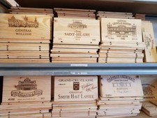 Pack of 30 -  FRENCH WINE WOODEN BOX END PANEL WALL PLAQUE HOME BAR PUB