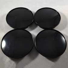 4PCS 68mm ABS Black Car Wheel