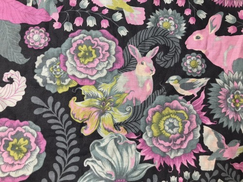 Tula pink fabric foxfield - fabric, fox