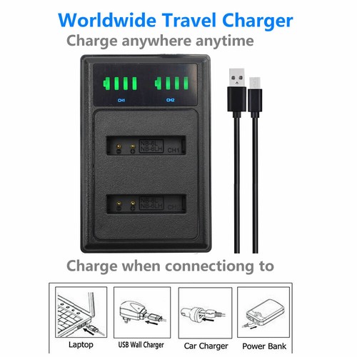 Battery charger for - battery, canon
