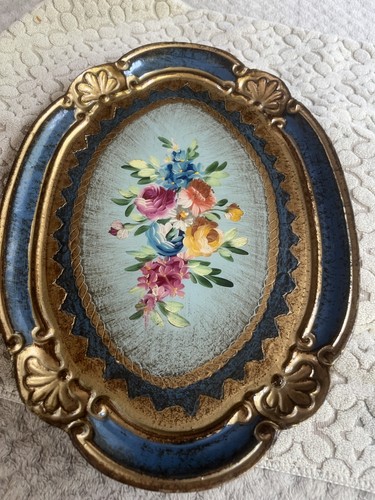 Italian floral oil - oil, painting