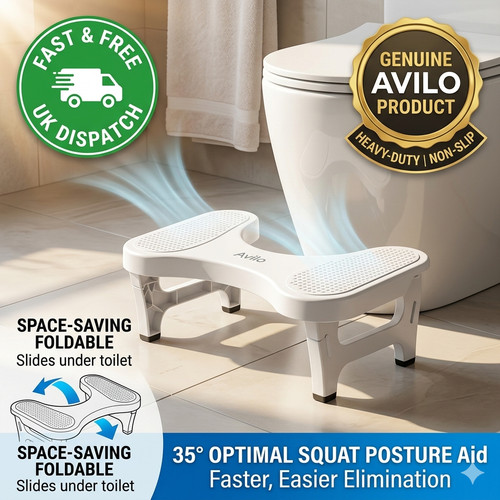 Avilo foldable toilet - foldable, squat