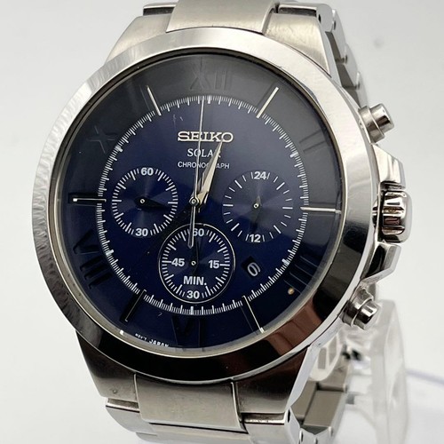 Seiko solar chronograph v175 - chronograph,