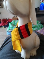 HANDMADE KNITTED DOG SCARF -
